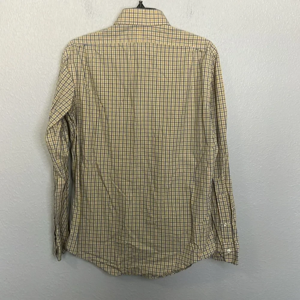 Polo Regent Long Sleeve Button Down Plaid Shirt Size 15.5